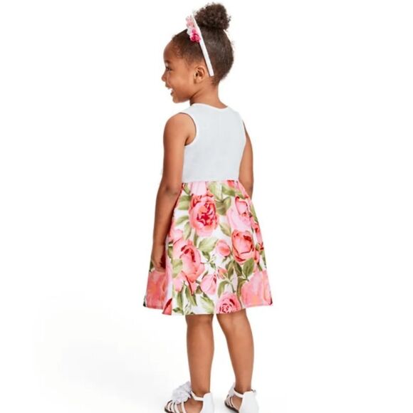 The Children's Place Whisper Pink Floral Dress - Picture 2 of 3